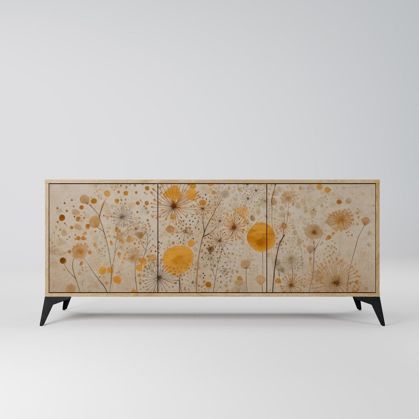 Credenza MORNING GLADE a 3 ante effetto rovere