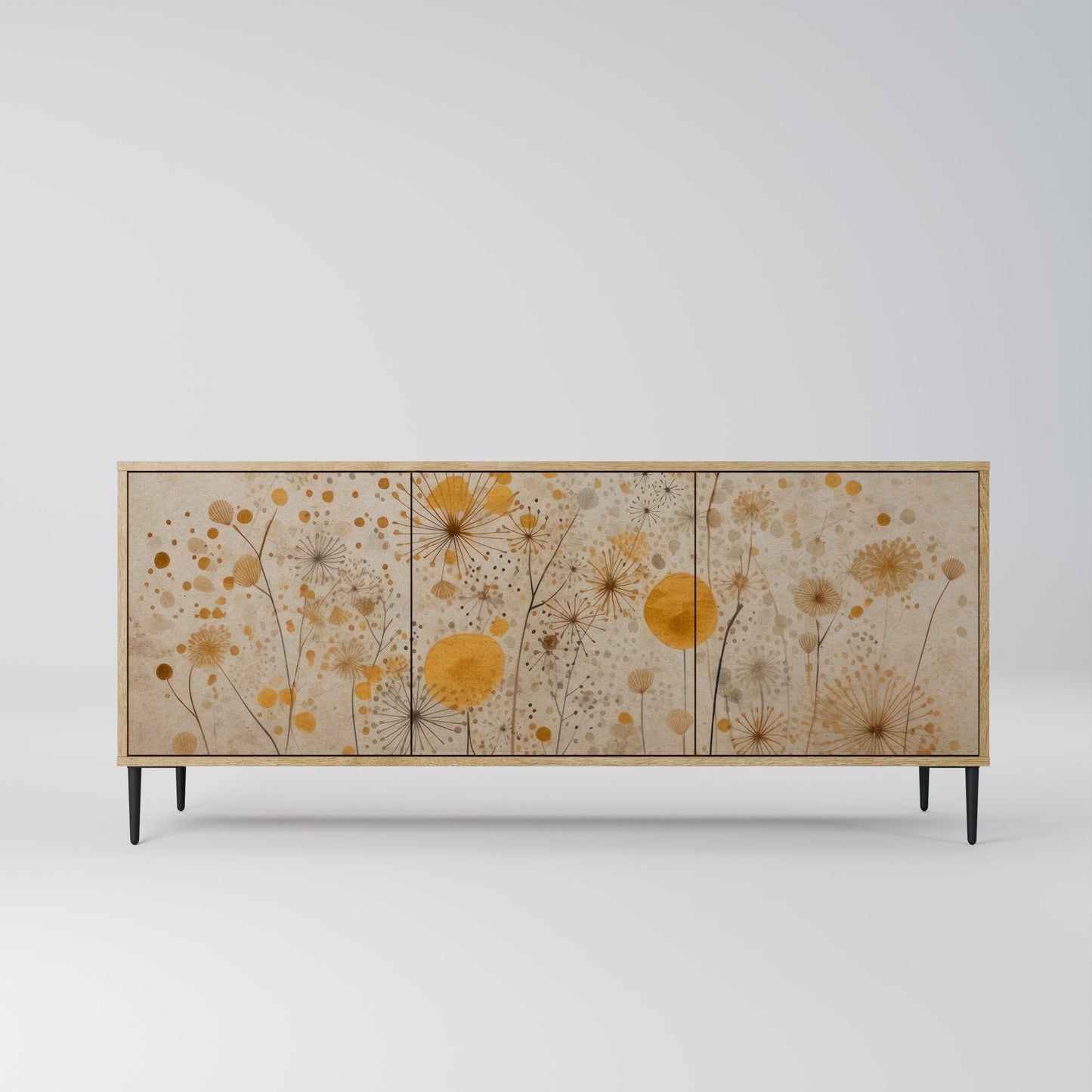 Credenza MORNING GLADE a 3 ante effetto rovere
