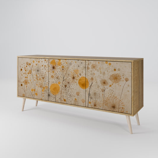 Credenza MORNING GLADE a 3 ante effetto rovere