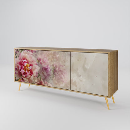 Credenza a 3 ante PEONY WHISPER effetto rovere