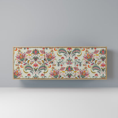 ORGANIC FOLKLORE 3-Door Sideboard in Oak Effect