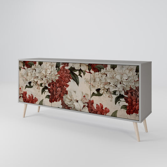 EPHEMERAL DAYS 3-Door Sideboard in Grey Finish