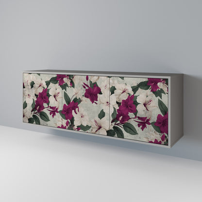 FLOWERET DREAM 3-Door Sideboard in Grey Finish