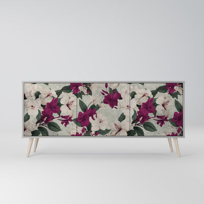 FLOWERET DREAM 3-Door Sideboard in Grey Finish