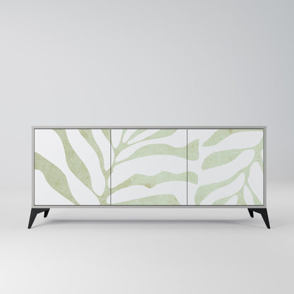 Credenza BOTANICAL SPARK a 3 ante in finitura grigia