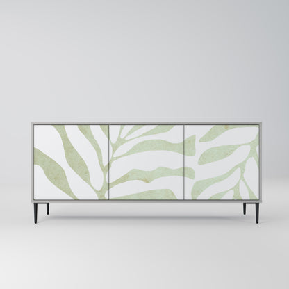 Credenza BOTANICAL SPARK a 3 ante in finitura grigia