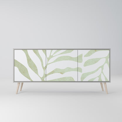 Credenza BOTANICAL SPARK a 3 ante in finitura grigia