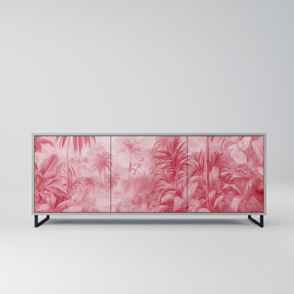 SWEET TROPICS 3-Door Sideboard in Grey Finish
