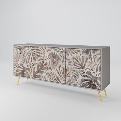 PASSING TIME 3-Door Sideboard in Grey Finish