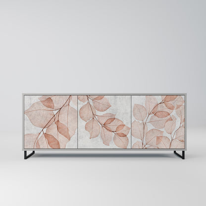Credenza AUTUMN FRAGILITÀ a 3 ante in finitura grigia