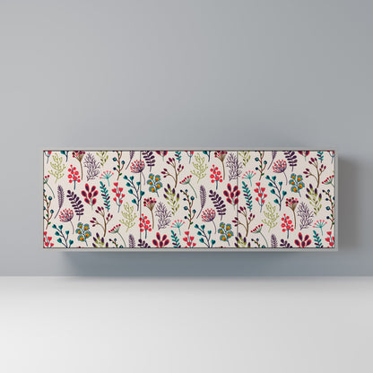 Credenza a 3 ante AUTUMN SUNDRIES in finitura grigia