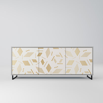 Credenza SPOTTED DAZE a 3 ante in finitura grigia