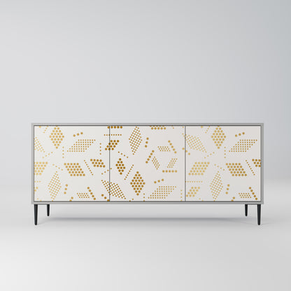 Credenza SPOTTED DAZE a 3 ante in finitura grigia