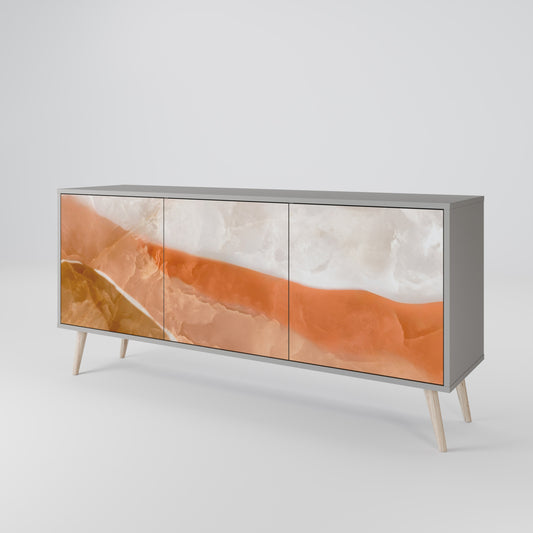 Credenza a 3 ante SANDHILLS SPLENDOUR in finitura grigia