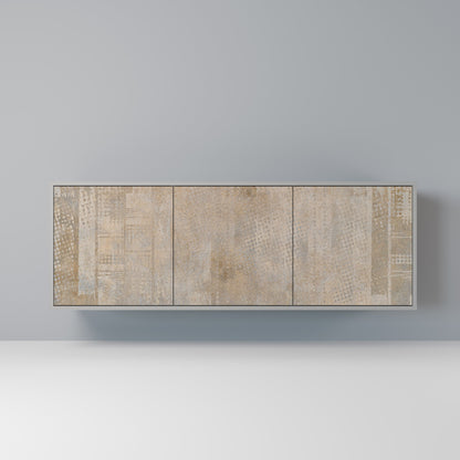 ERRORE SCHERMO Credenza a 3 ante in finitura grigia