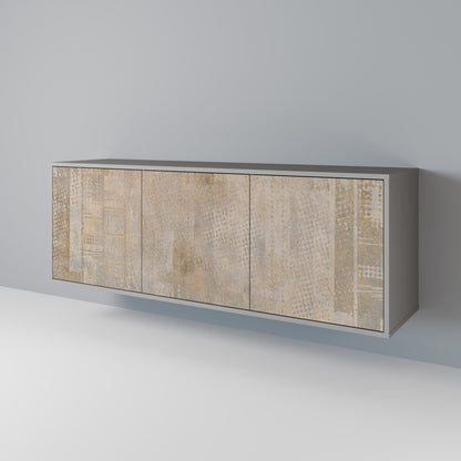 ERRORE SCHERMO Credenza a 3 ante in finitura grigia