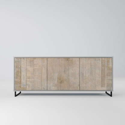 ERRORE SCHERMO Credenza a 3 ante in finitura grigia