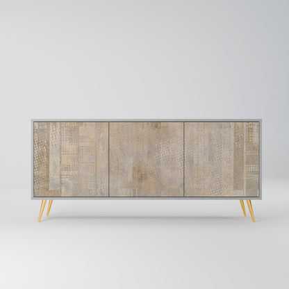 ERRORE SCHERMO Credenza a 3 ante in finitura grigia
