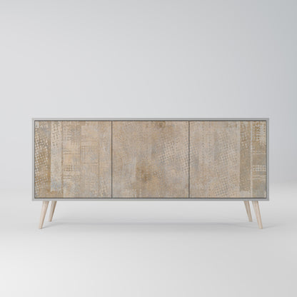 ERRORE SCHERMO Credenza a 3 ante in finitura grigia