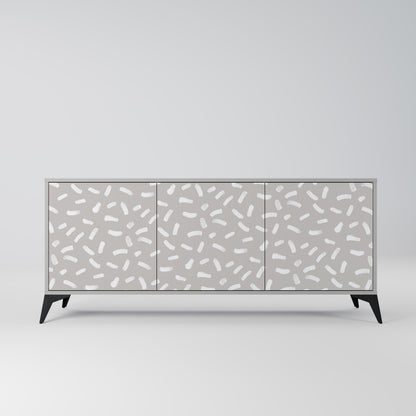 PASSING SECONDS 3-Door Sideboard in Grey Finish