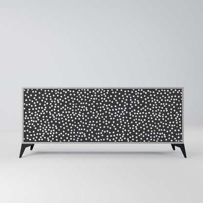 Credenza a 3 ante BLINDING LIGHTS in finitura grigia