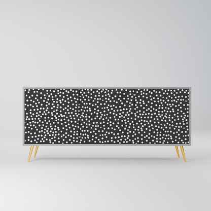 Credenza a 3 ante BLINDING LIGHTS in finitura grigia