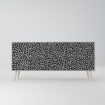Credenza a 3 ante BLINDING LIGHTS in finitura grigia
