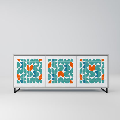 Credenza a 3 ante BE THE CHANGE in finitura grigia