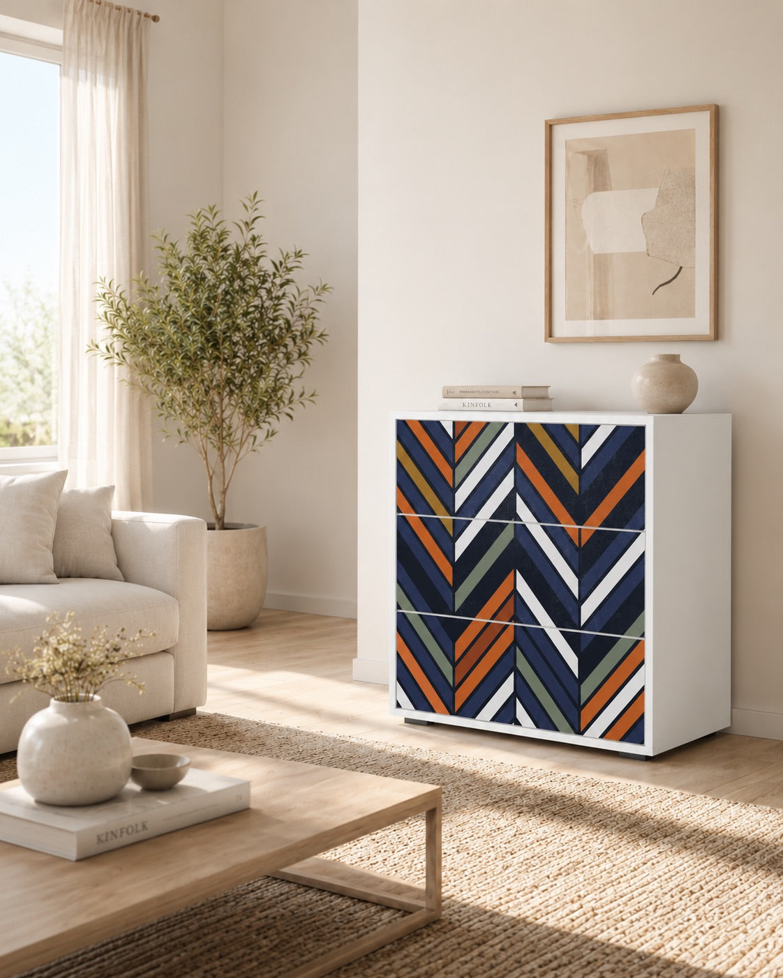 VIBRANT PATCHWORK Cassettiera