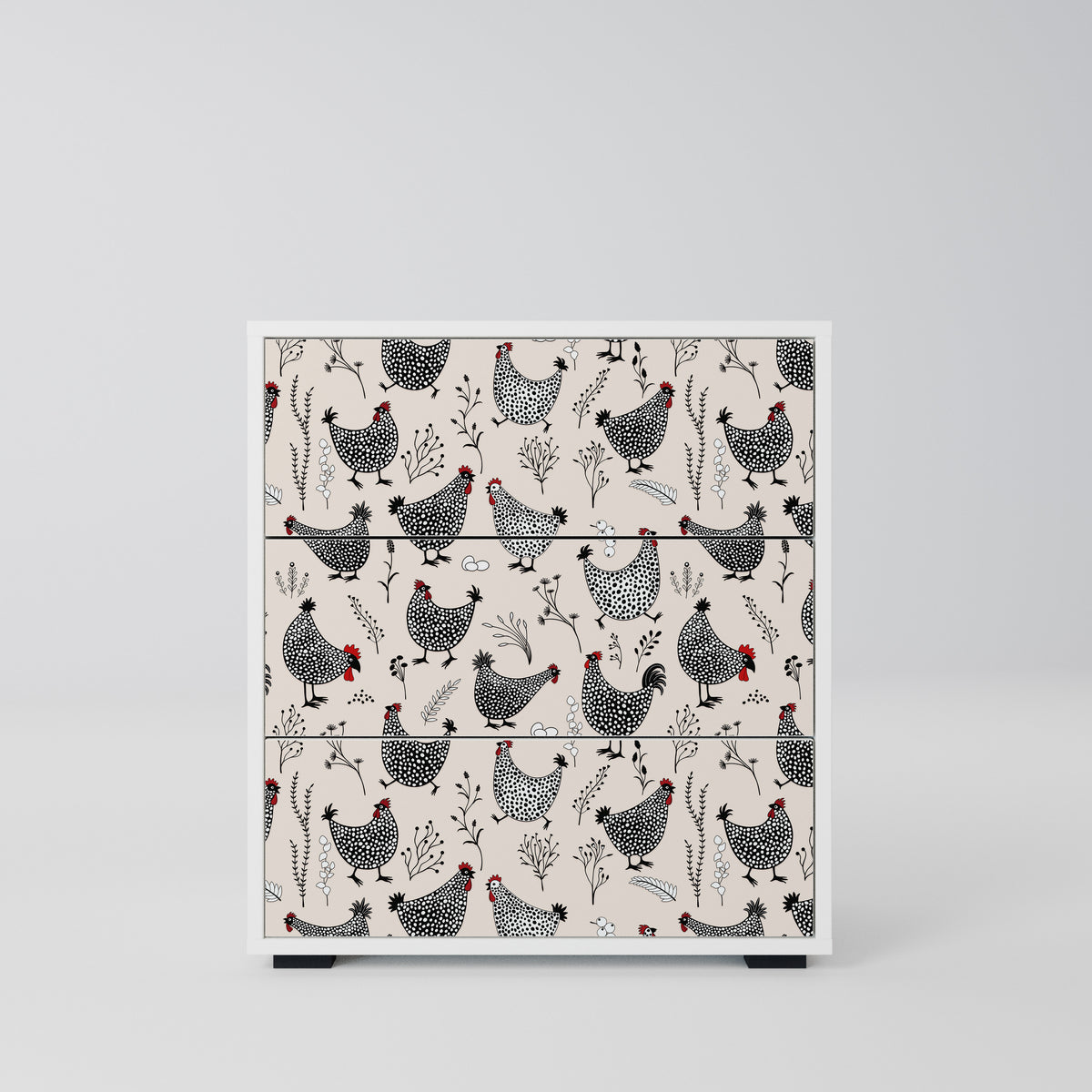 HAPPY HENS Cassettiera