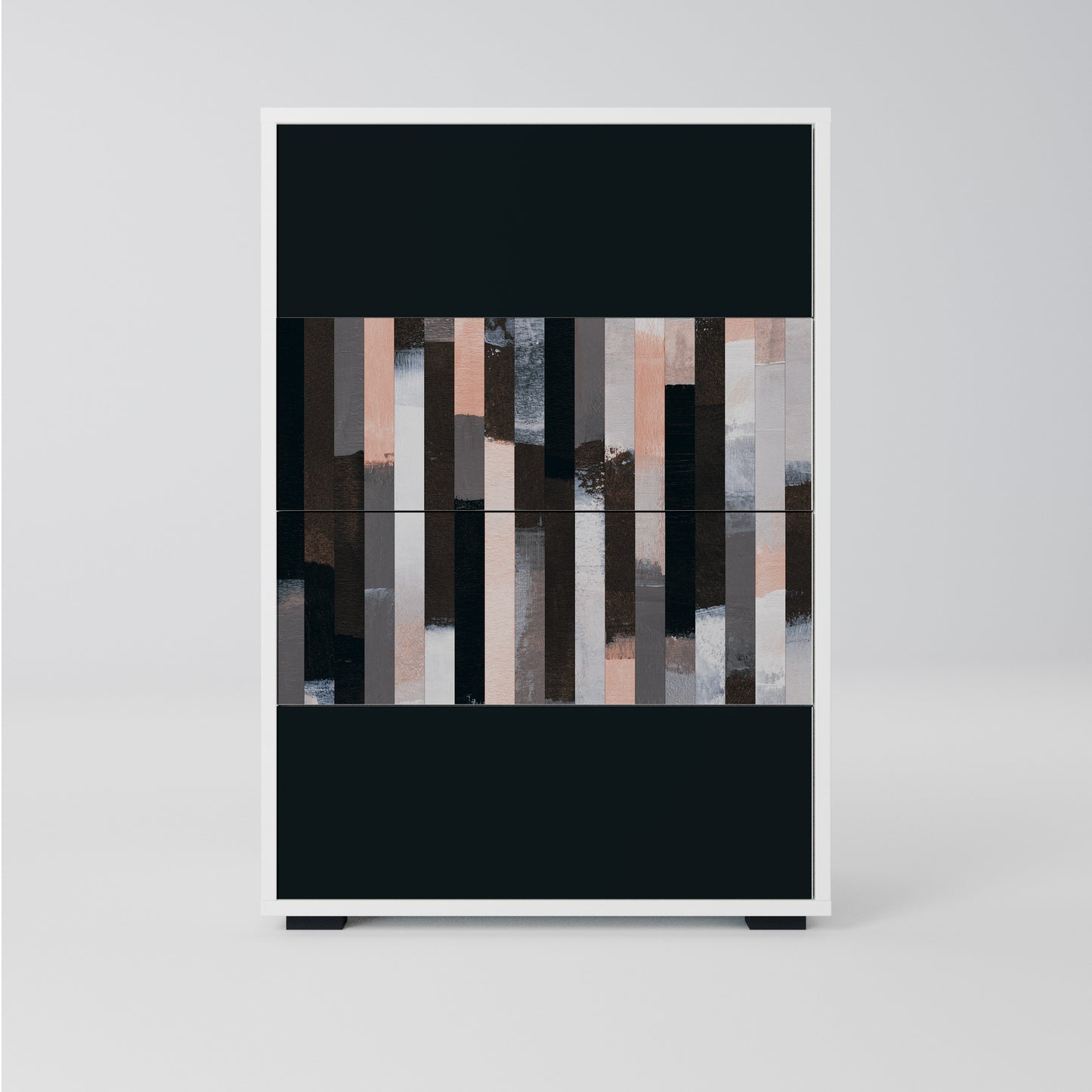 COLLAGE OF RECTANGLES Cassettiera