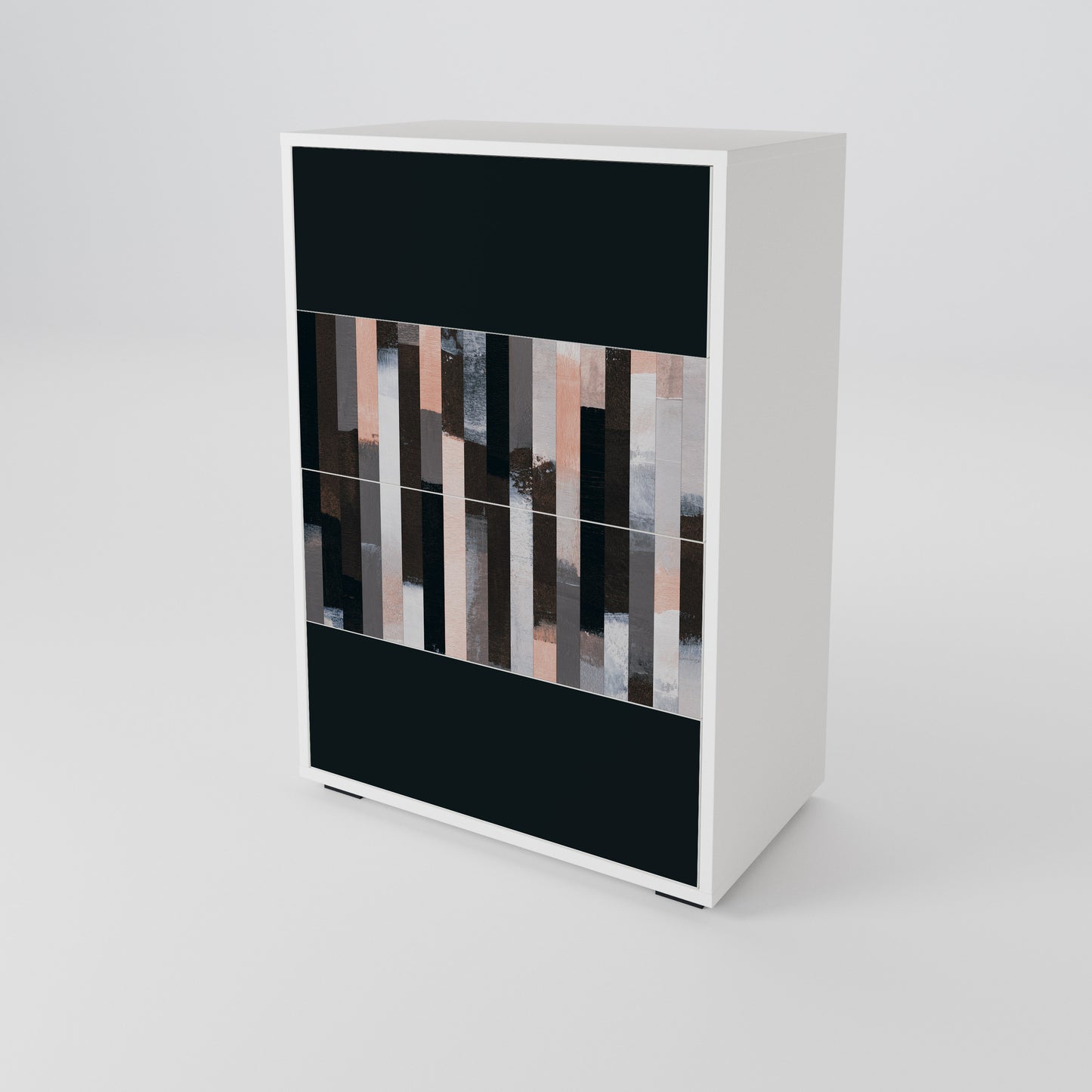 COLLAGE OF RECTANGLES Cassettiera