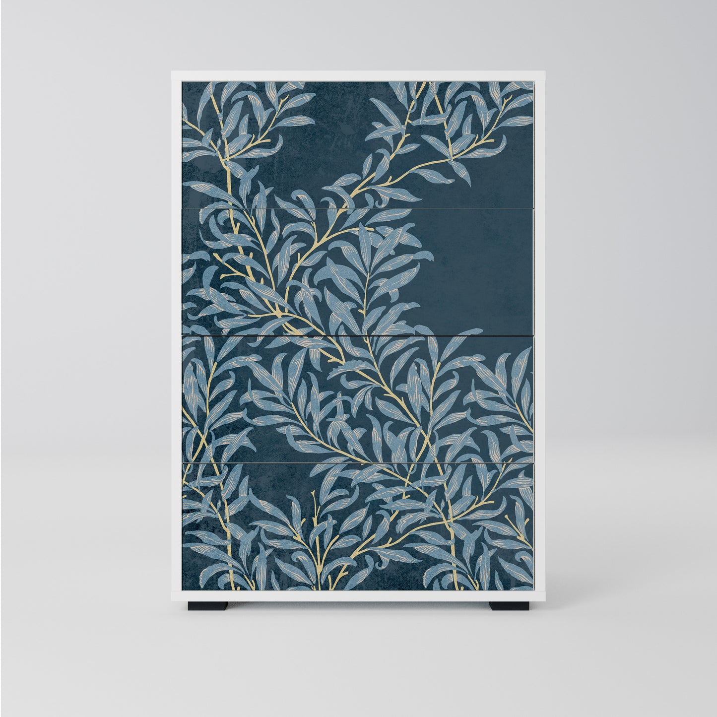 BLUE LEAVES Cassettiera