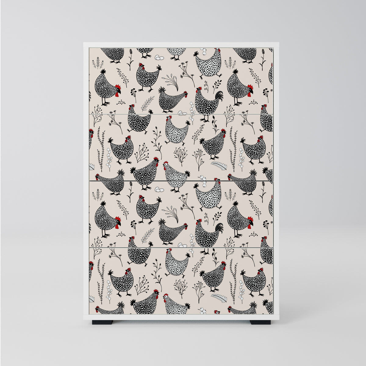 HAPPY HENS Cassettiera