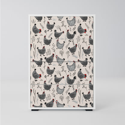 HAPPY HENS Cassettiera
