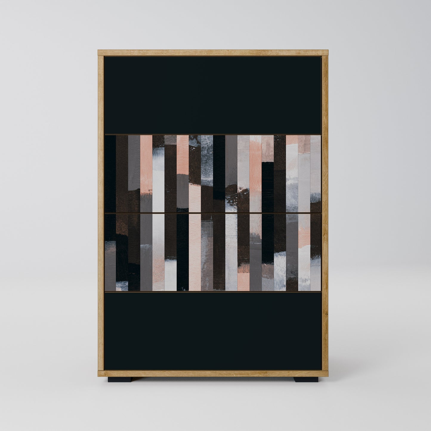 COLLAGE OF RECTANGLES Chest of drawers