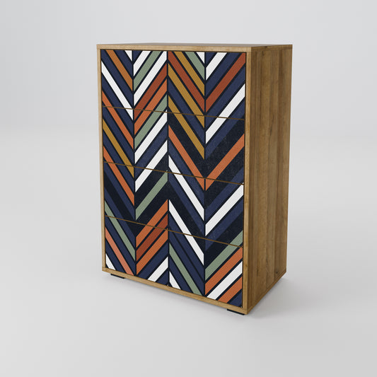 VIBRANT PATCHWORK Cassettiera