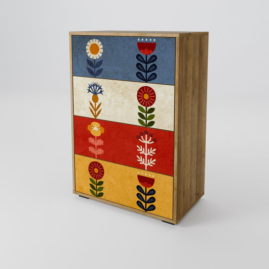 SCANDIC FLOWERET Cassettiera