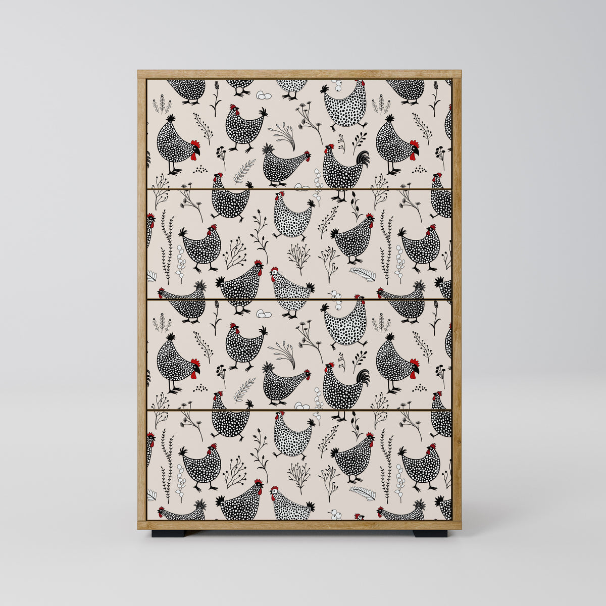 HAPPY HENS Cassettiera