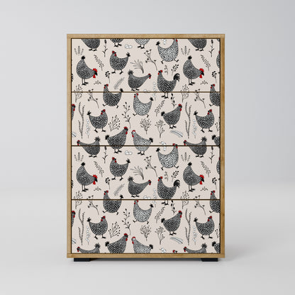 HAPPY HENS Cassettiera