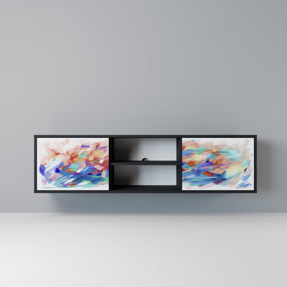 FINESSE MASH-UP Mobile TV a 2 Ante in Finitura Nera