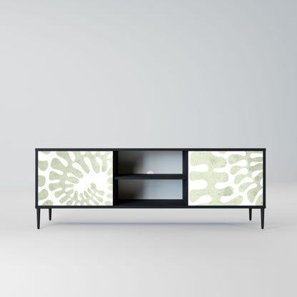 HELIX DANCE 2-Door TV Stand in Black Finish