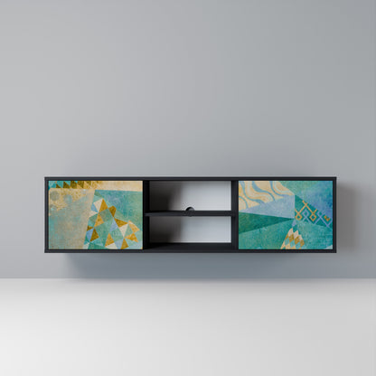 SPECTRUM SPLENDOR Mobile TV a 2 Ante in Finitura Nera