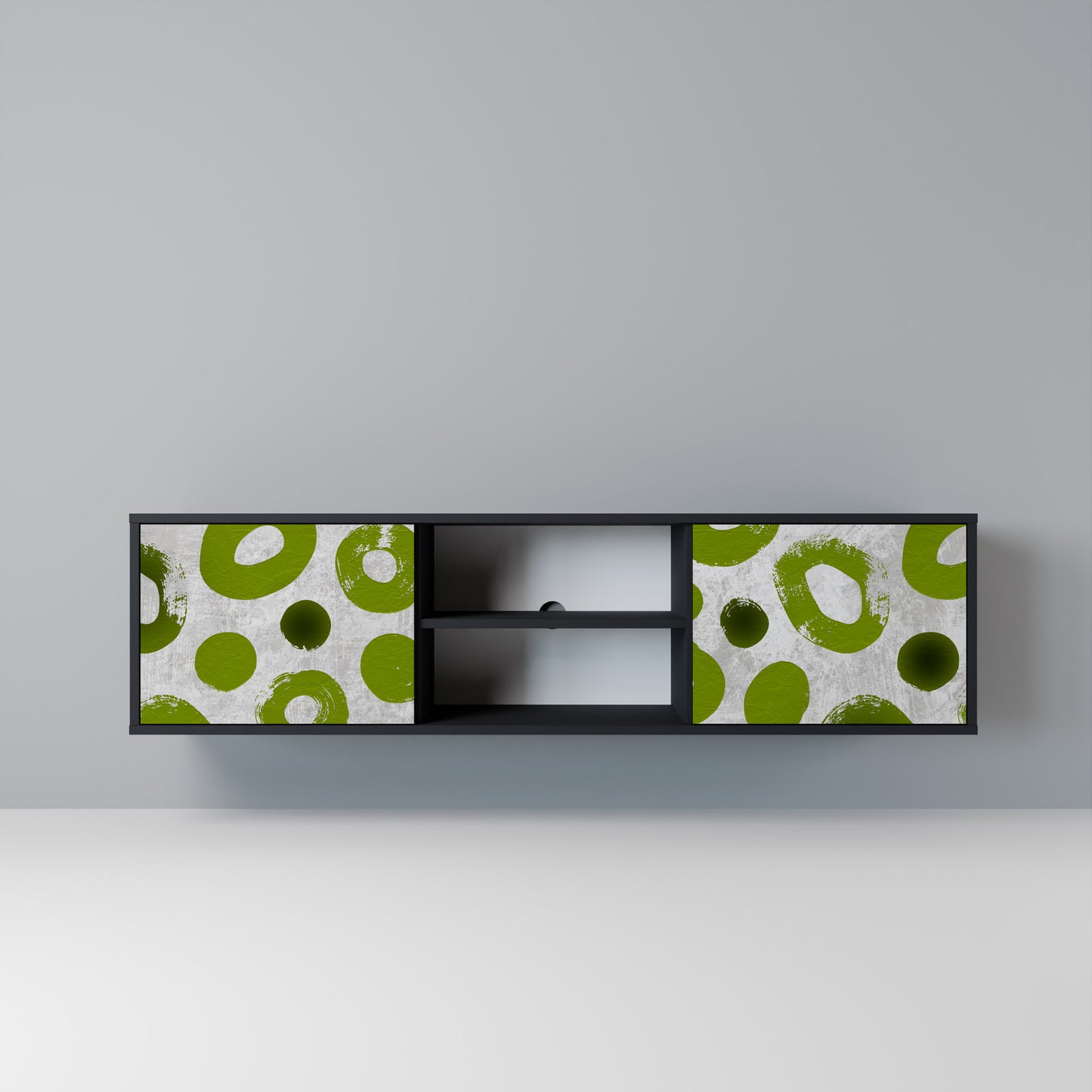 GREEN RHAPSODY Mobile TV a 2 Ante in Finitura Nera