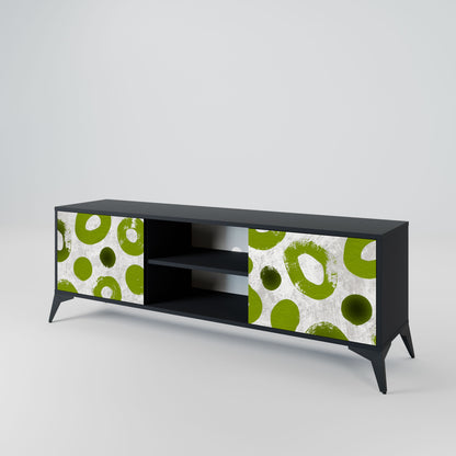 GREEN RHAPSODY Mobile TV a 2 ante con finitura nera