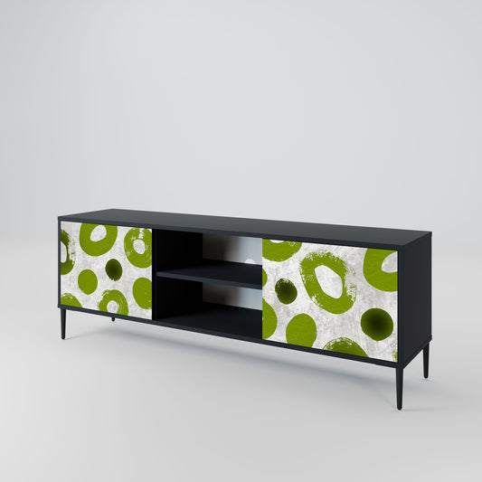 GREEN RHAPSODY Mobile TV a 2 ante con finitura nera