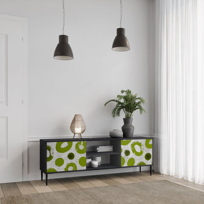 GREEN RHAPSODY Mobile TV a 2 ante con finitura nera