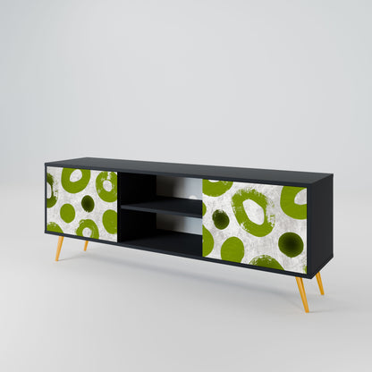 GREEN RHAPSODY Mobile TV a 2 ante con finitura nera