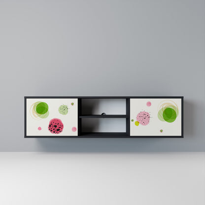 COLORFUL COSMOS Mobile TV a 2 Ante in Finitura Nera