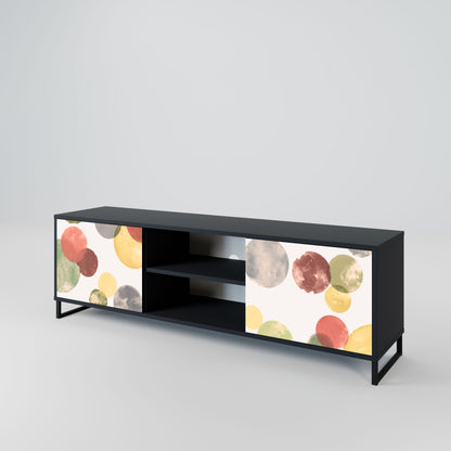 FLEETING HAPPINESS Mobile TV a 2 ante con finitura nera